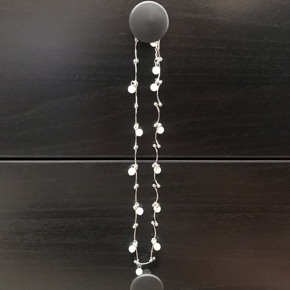 Pearl silver necklace